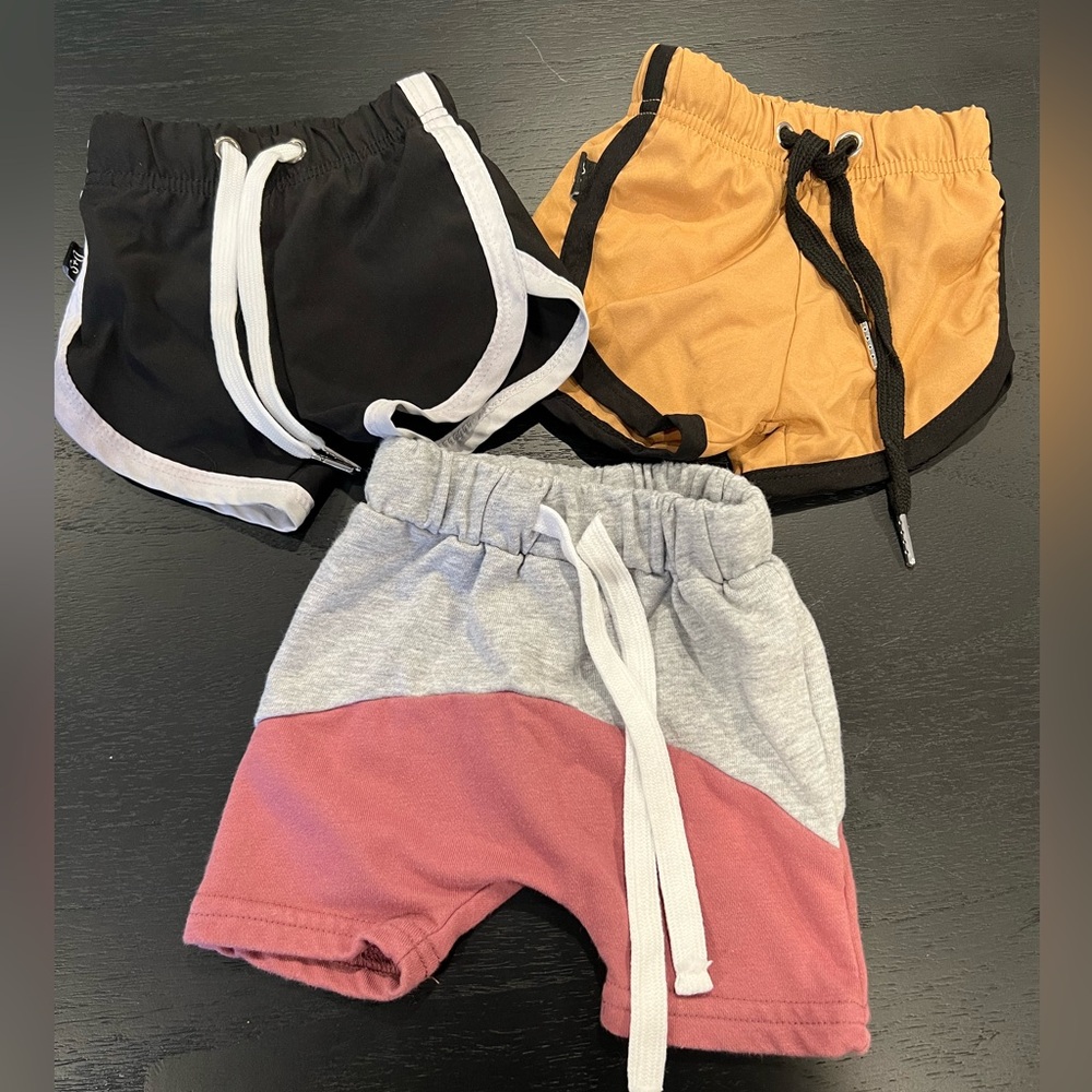 Olive + Scout 6-12m Baby Boy Shorts Bundle